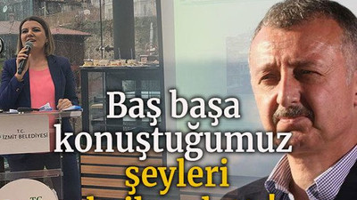 Baş başa konuştuğumuz şeyleri eksik anlattı!